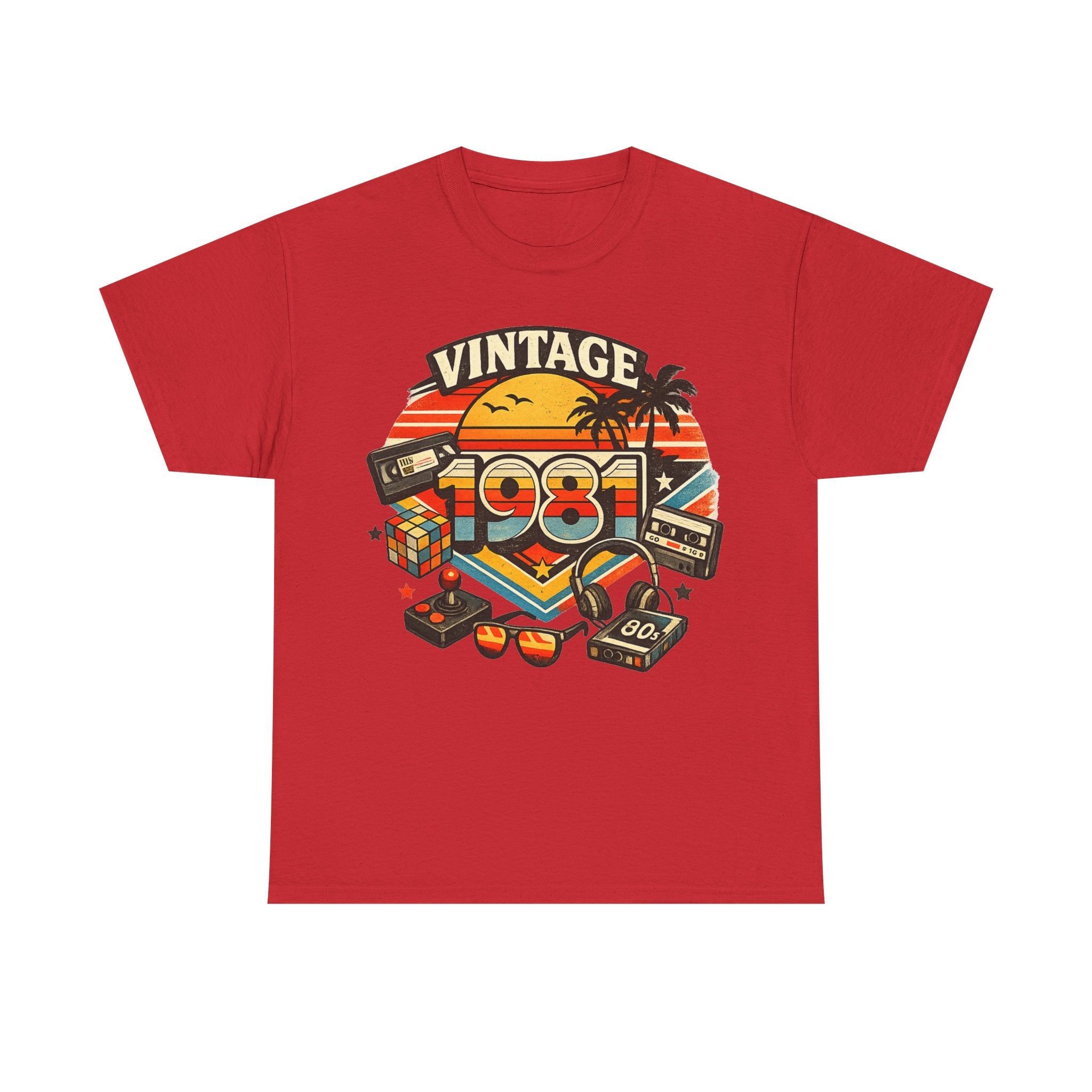 Vintage 1981 Retro Tee — 80s Nostalgia Graphic T-Shirt