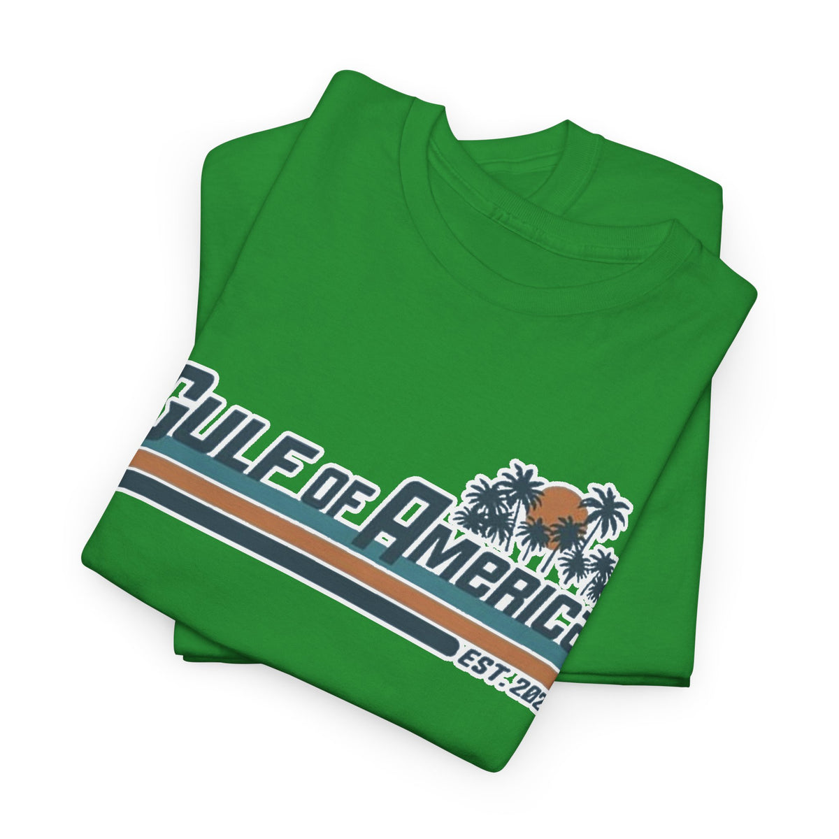 Gulf of America Vintage Surf Tee — Retro Beach Logo T-Shirt