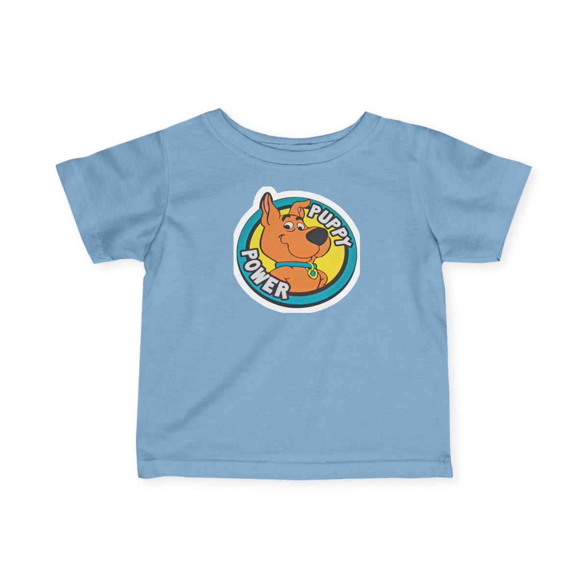 Scooby Doo Scrappy Doo Infant Tee — 'Puppy Power' Cute Cartoon Dog Baby T-Shirt, Newborn & Toddler Gift