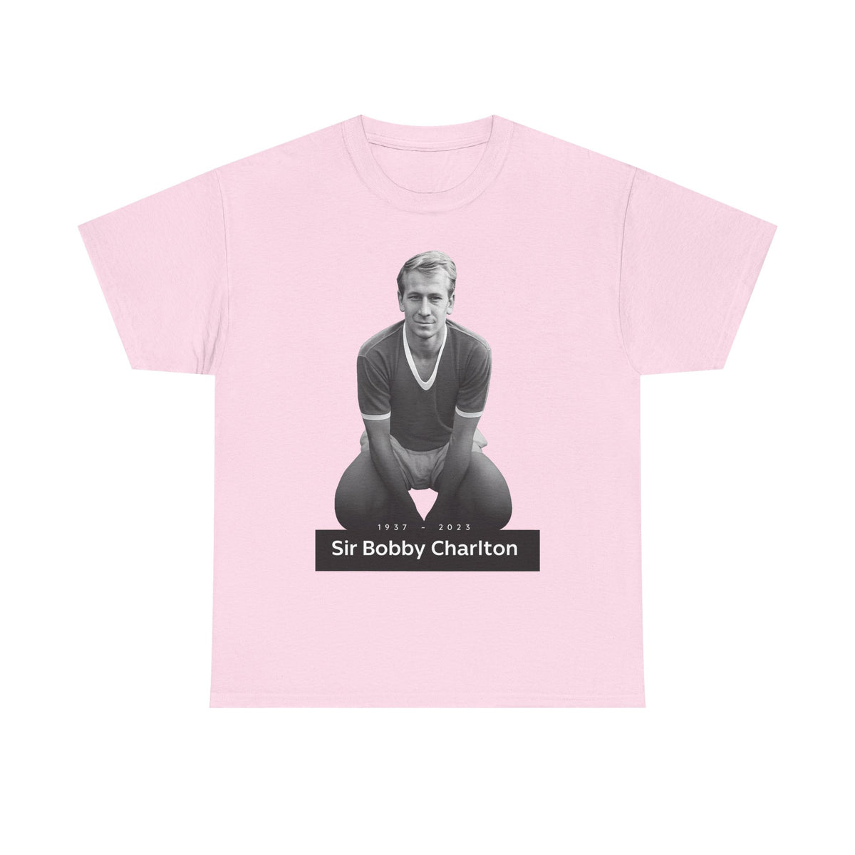 Sir Bobby Charlton Football Legend Cotton T‑Shirt