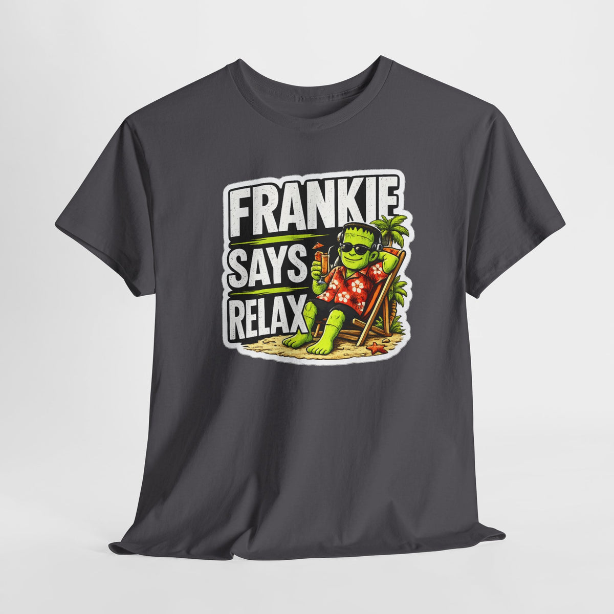 Frankie Says Relax Funny Graphic Cotton T-Shirt