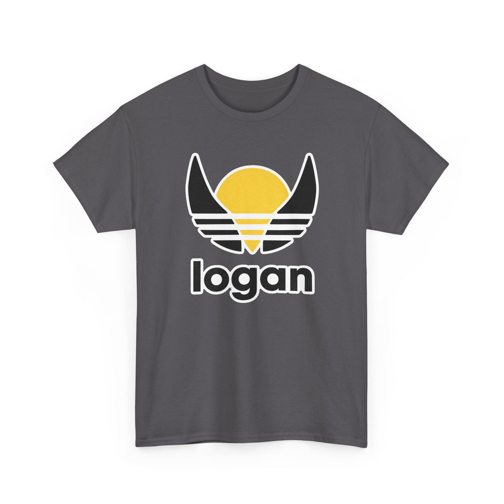 T‑Shirt — 'logan' Retro Sunrise Logo Cotton Tee