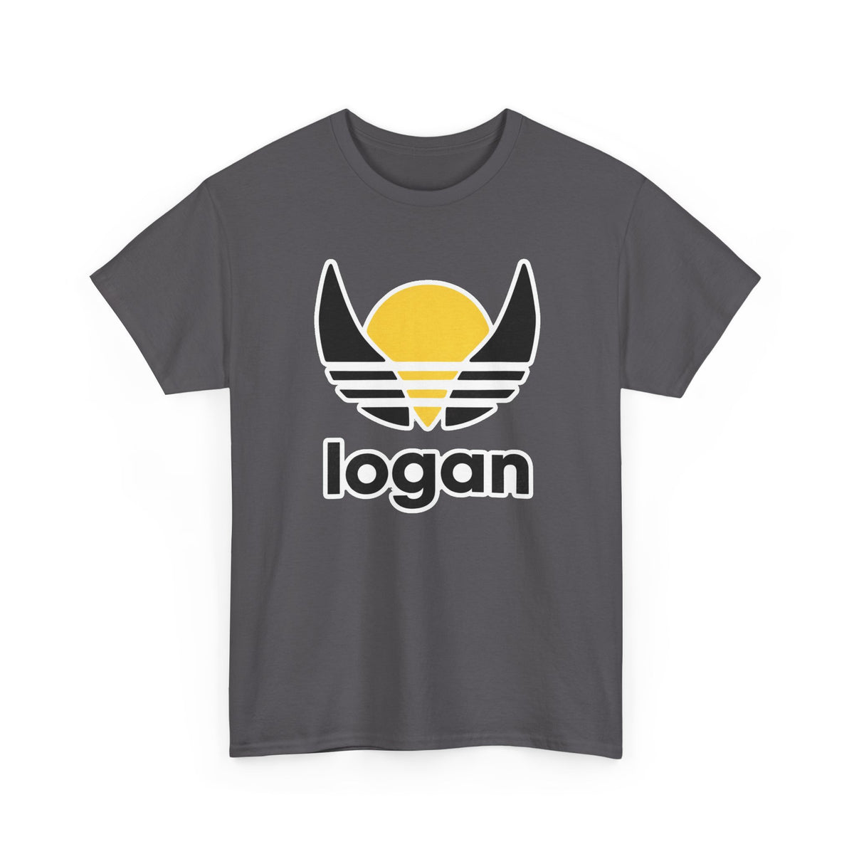 T‑Shirt — 'logan' Retro Sunrise Logo Cotton Tee