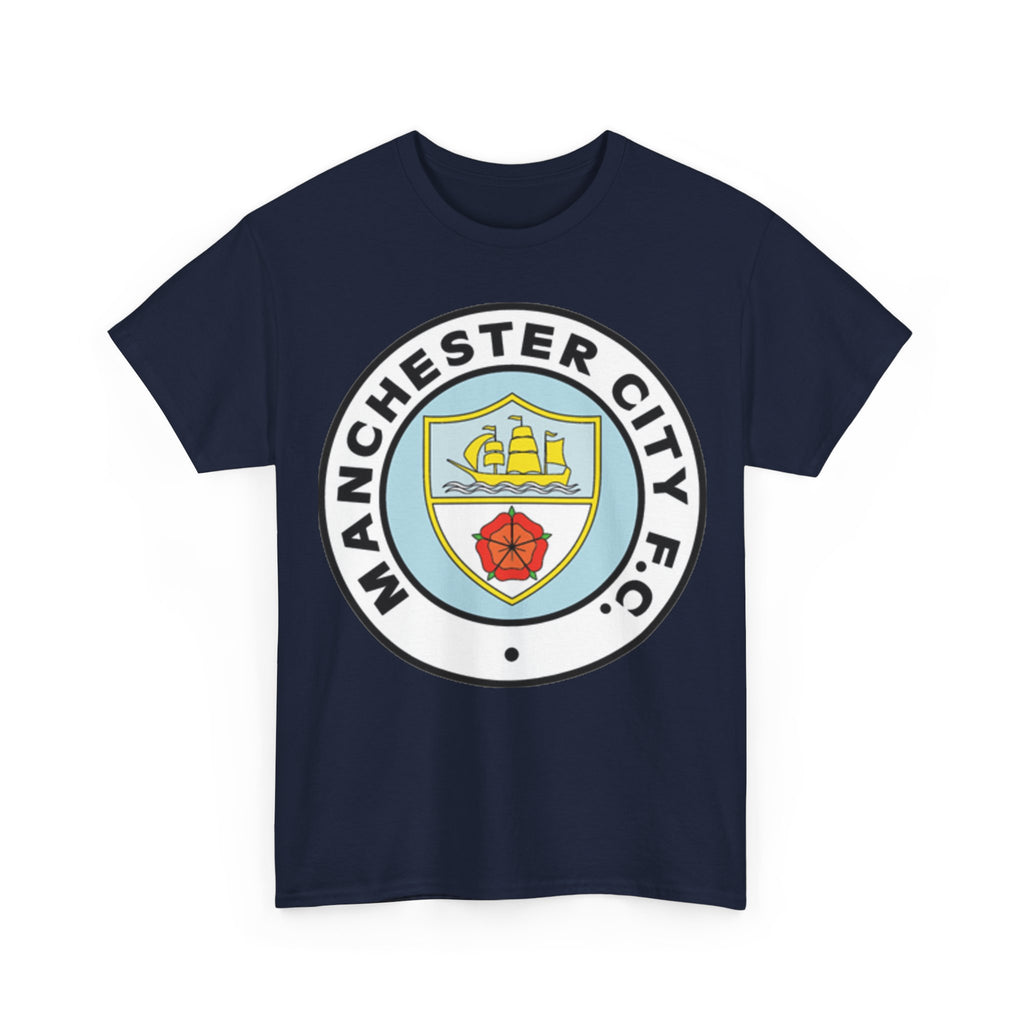 Manchester City F.C. Retro Crest T-Shirt – Retro Football Fan Tee