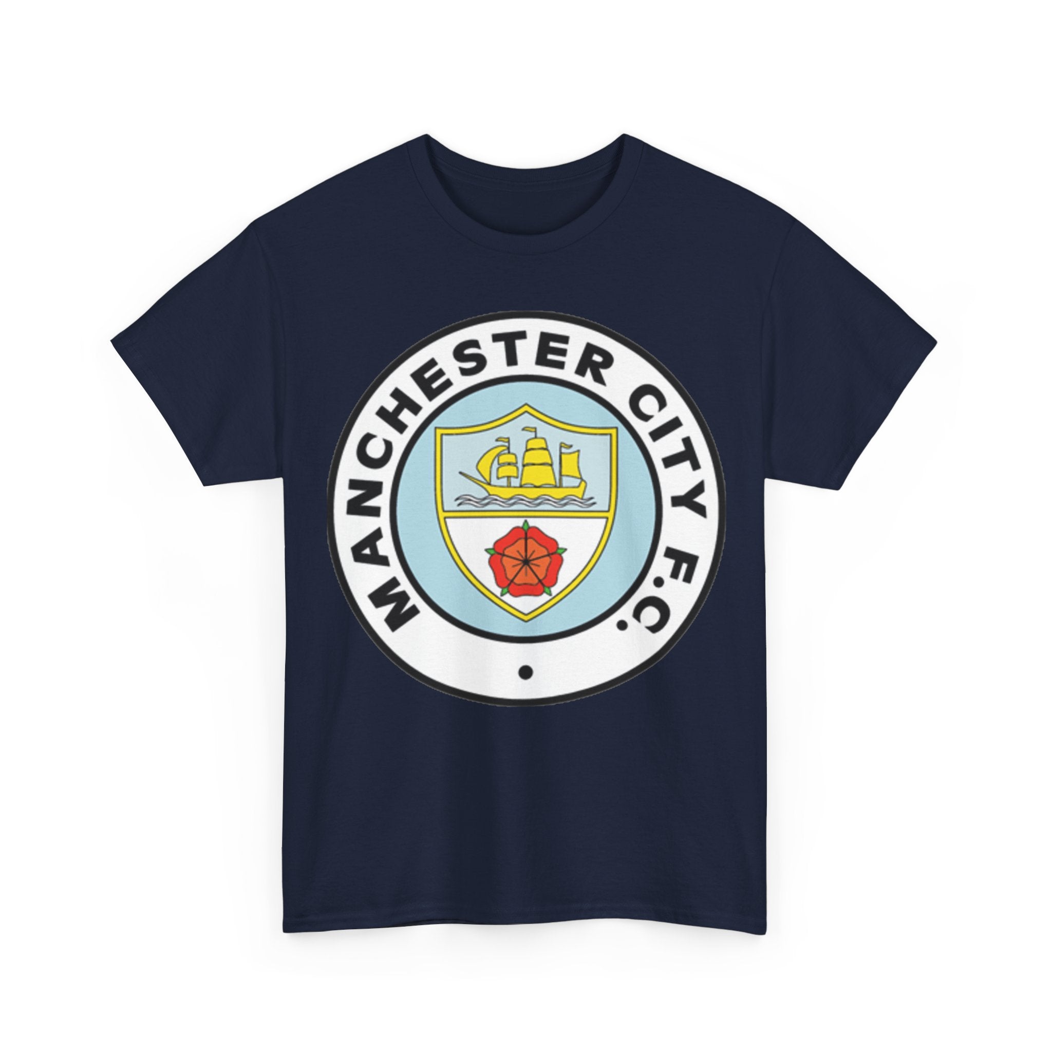 Manchester City F.C. Retro Crest T-Shirt – Retro Football Fan Tee