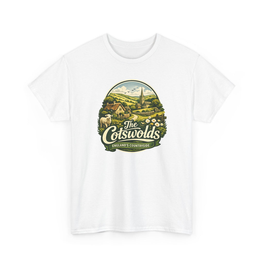 Cotswolds Vintage Landscape T‑Shirt — The Cotswolds Countryside Tee