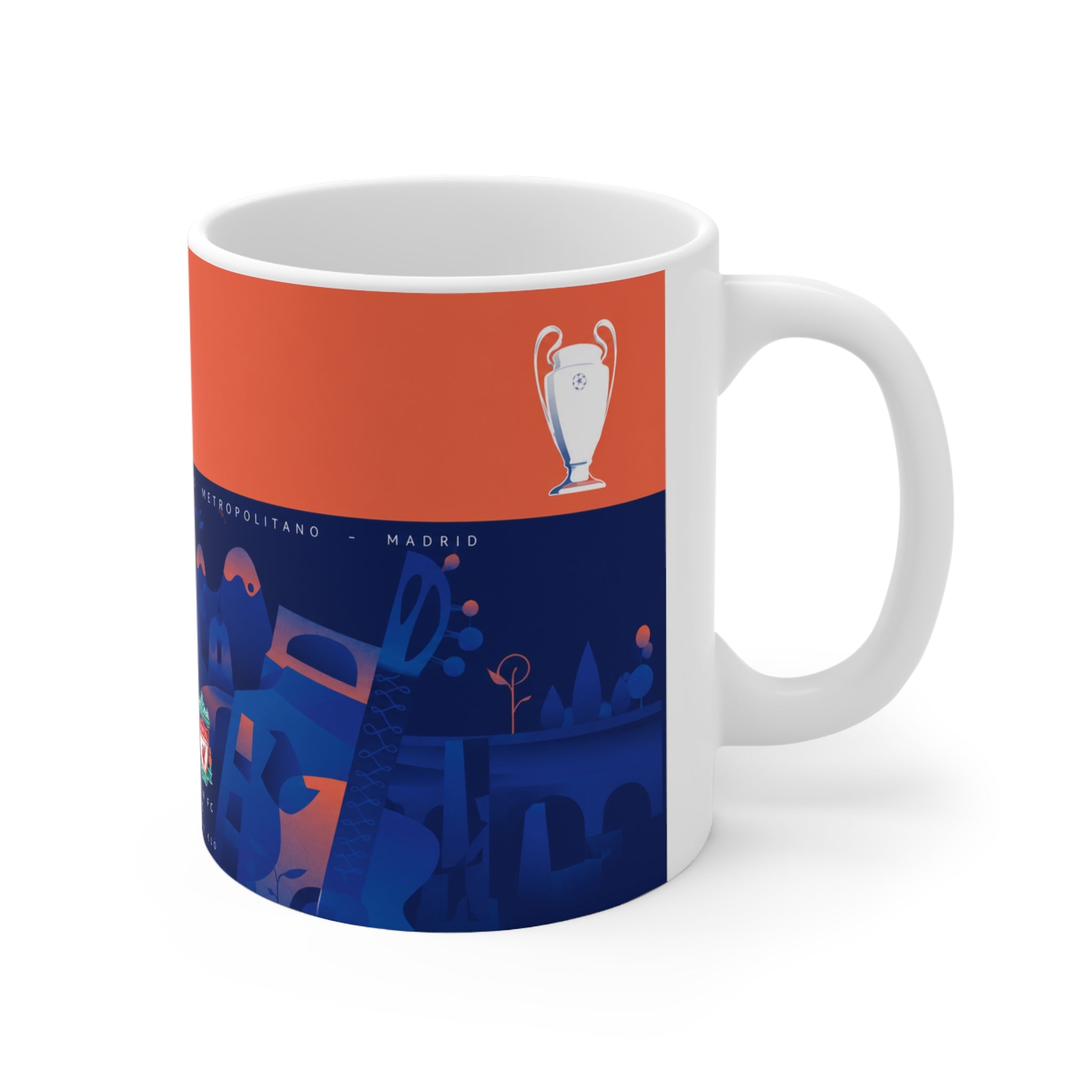 2019 Champions League Final Programme Cover Inspired Coffee Mug — Ceramic Cup (11oz/15oz)