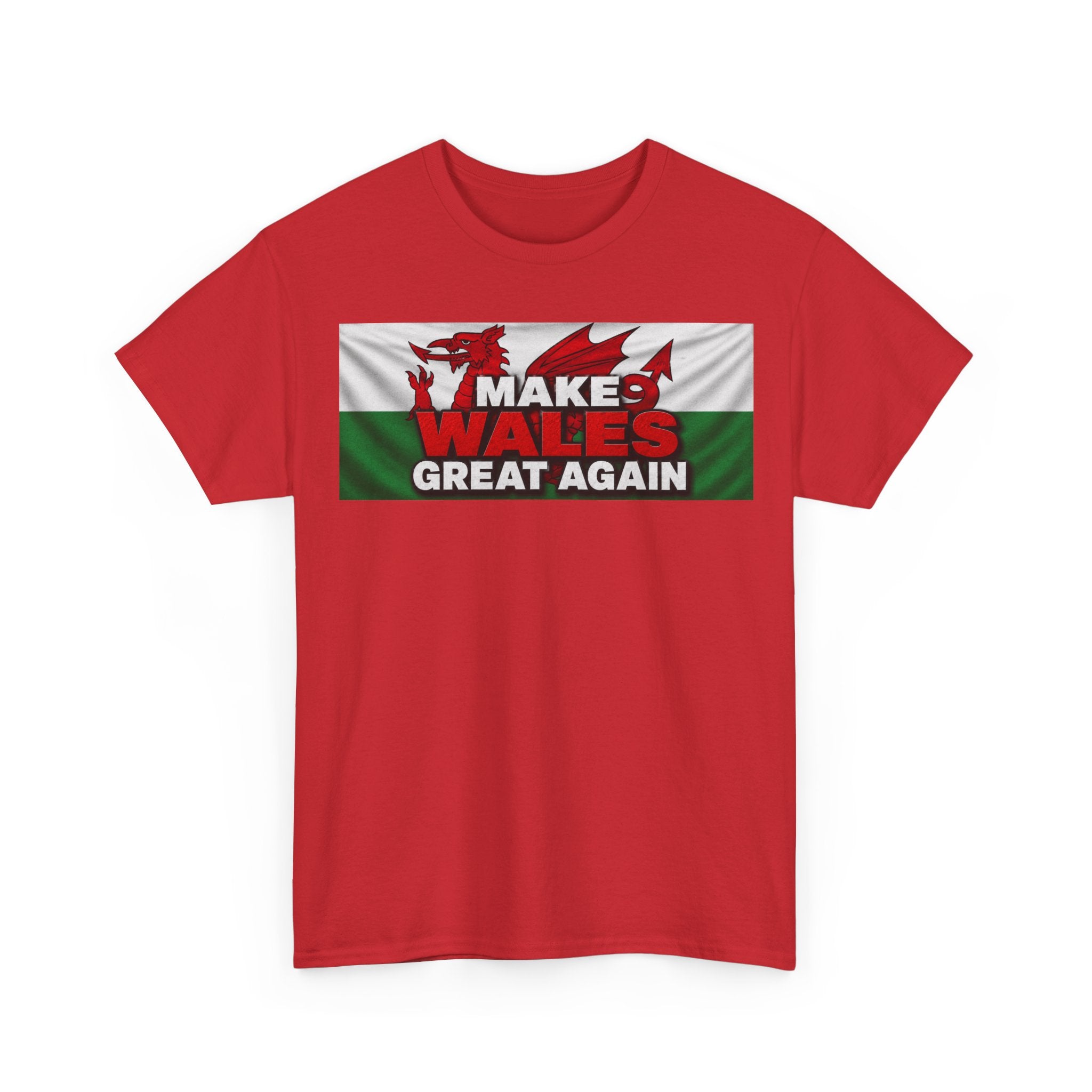 Wales Pride T-Shirt — 'Make Wales Great Again' Welsh Dragon Tee