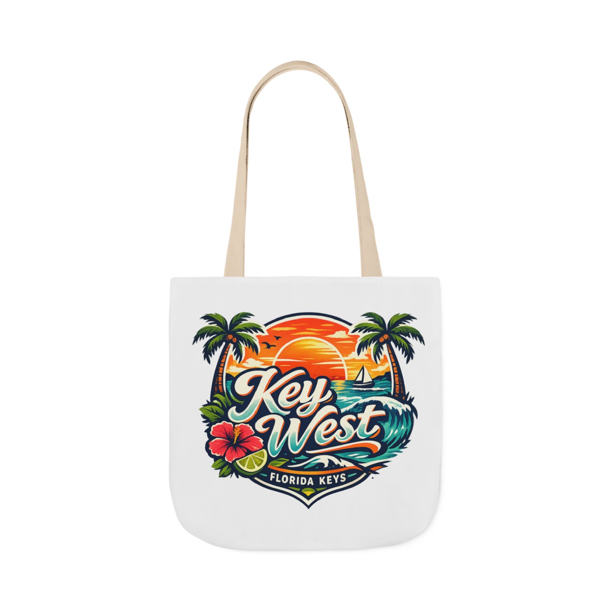 Key West Sunset Canvas Tote