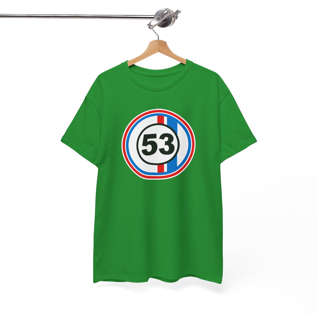 Racing Stripe Number 53 Cotton T-Shirt / Tee