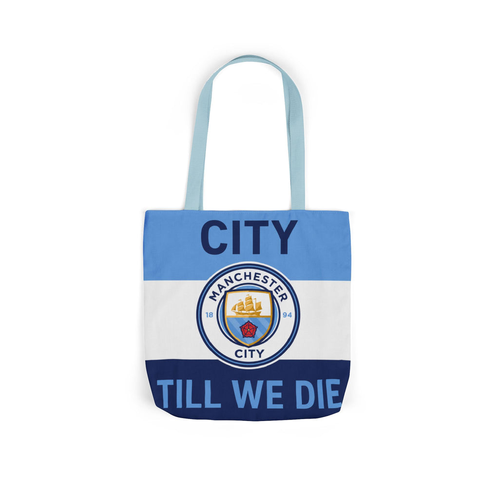 City Till We Die Unofficial Canvas Tote Bag — Manchester Football Fan Bag