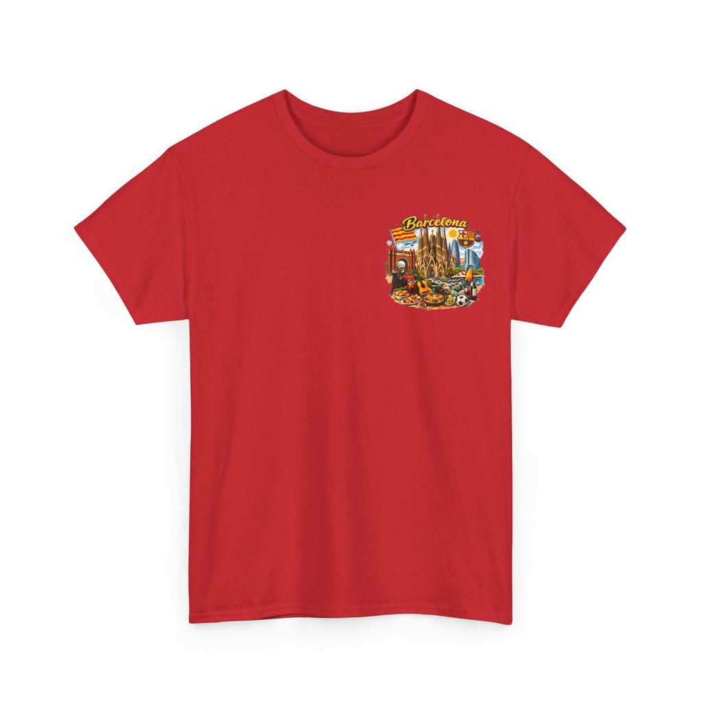 Barcelona Souvenir T‑Shirt — Vintage City Collage Tee