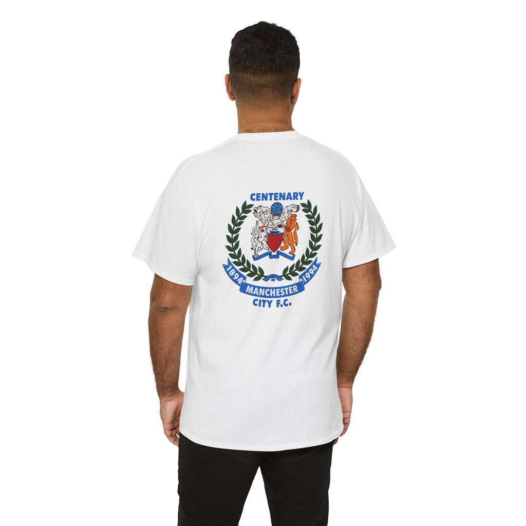 Centenary Manchester City FC Crest Tee — 1894–1994 Commemorative Shirt