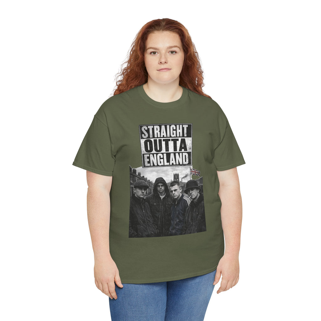 Straight Outta England T-Shirt — Retro Band Photo Tee