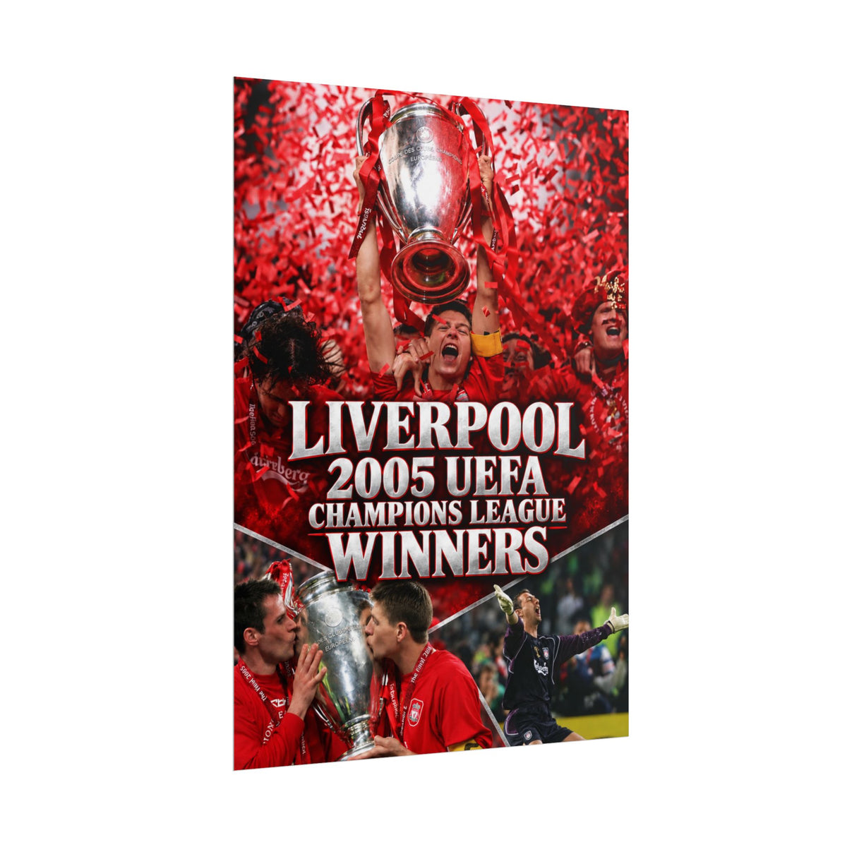 Liverpool 2005 UEFA Champions League Winners Rolled Poster