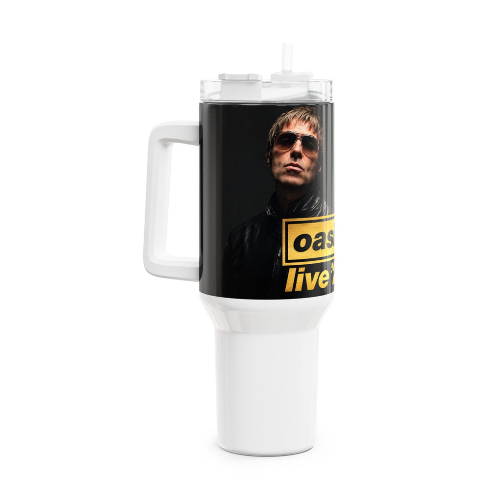 Oasis Live '27' Inspired Band Design 40oz Concert Tumbler