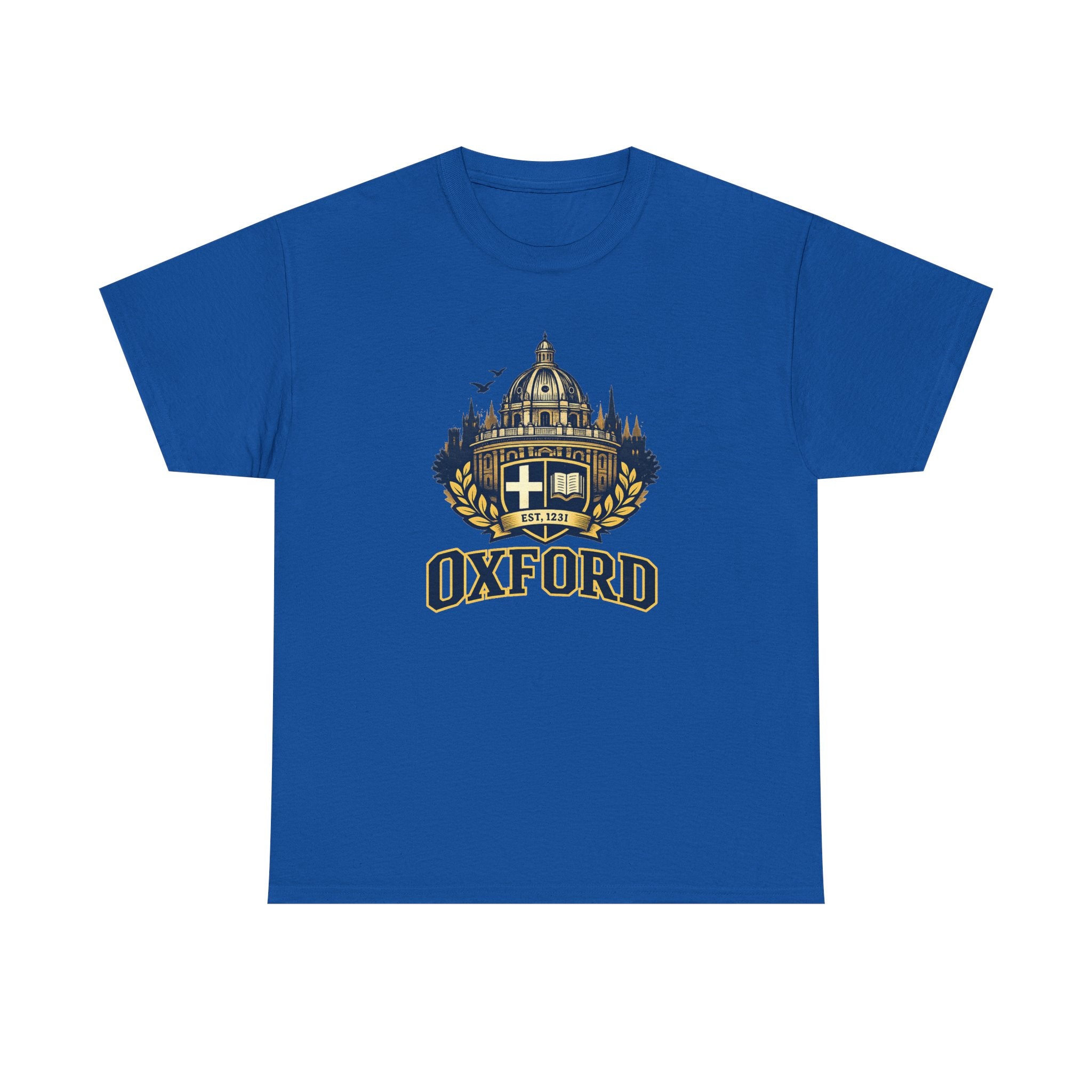 Oxford Crest T-Shirt — Vintage University Graphic Tee