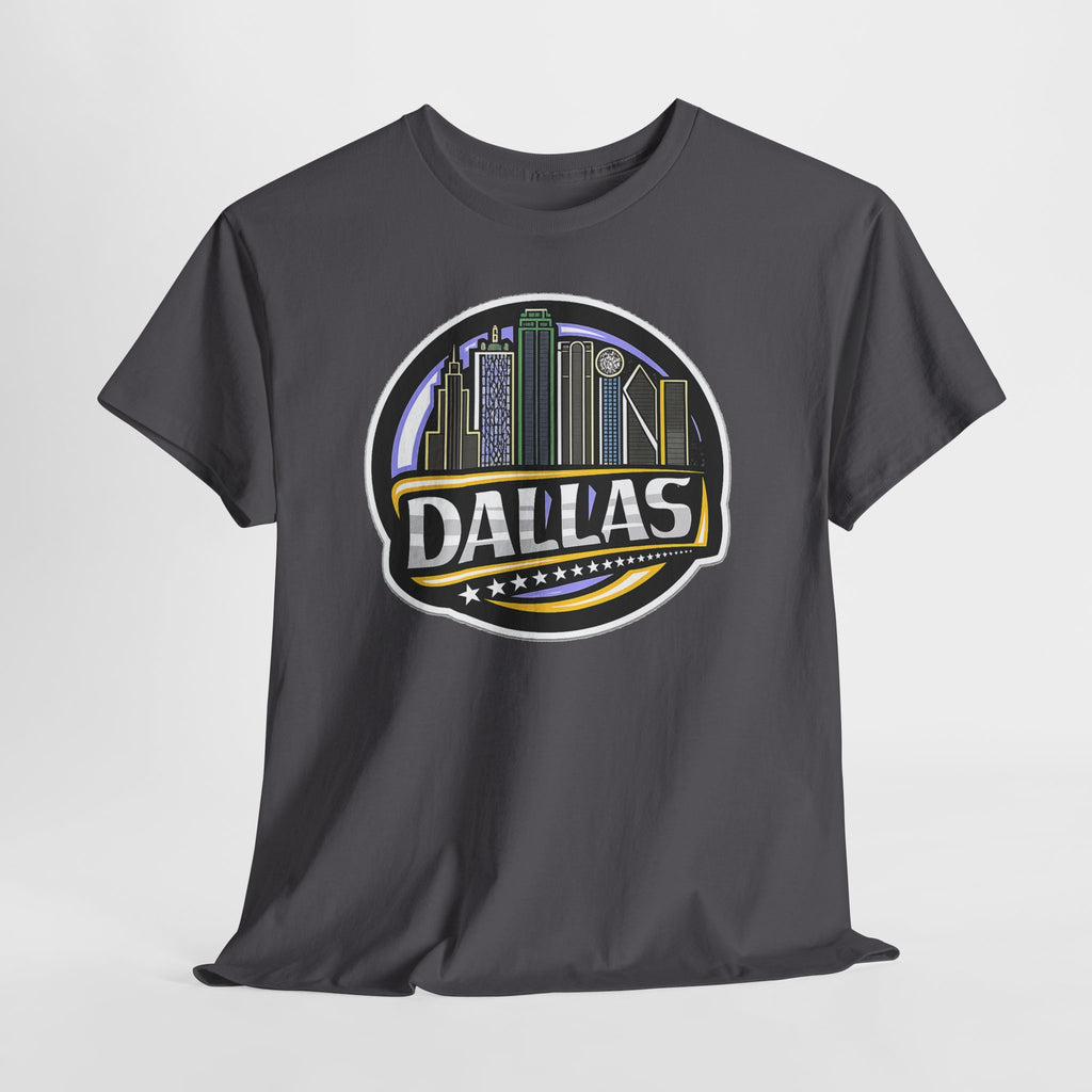 Dallas Skyline Tee — Vintage City Skyline Graphic T-Shirt