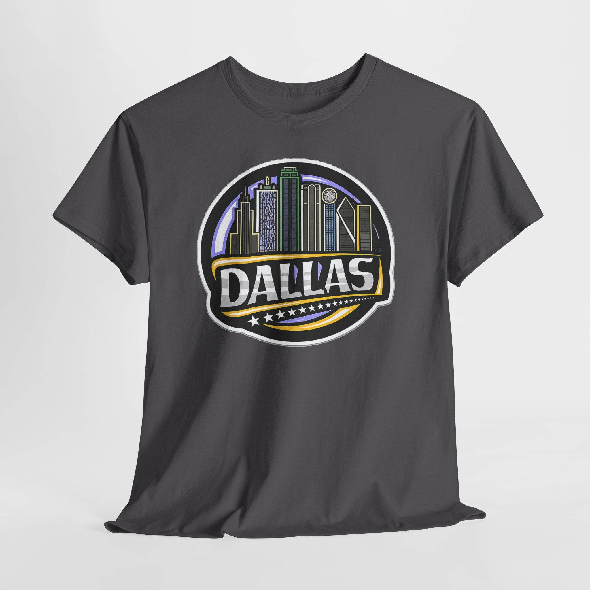 Dallas Skyline Tee — Vintage City Skyline Graphic T-Shirt