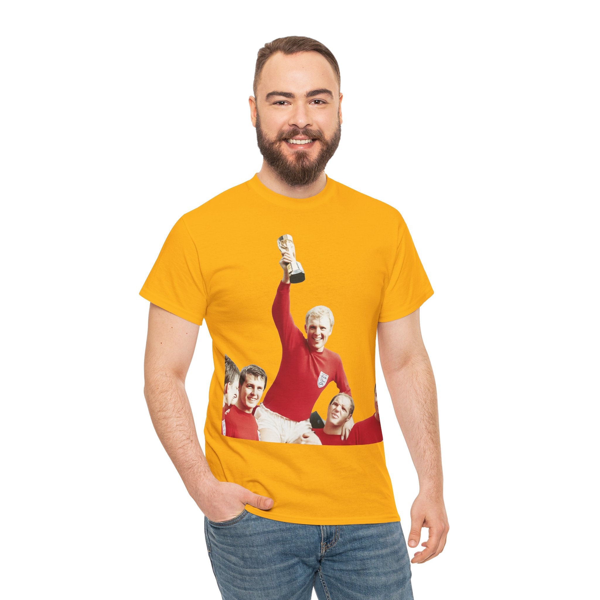 England 1966 World Cup Winners Tee — Retro Team Celebration T-Shirt