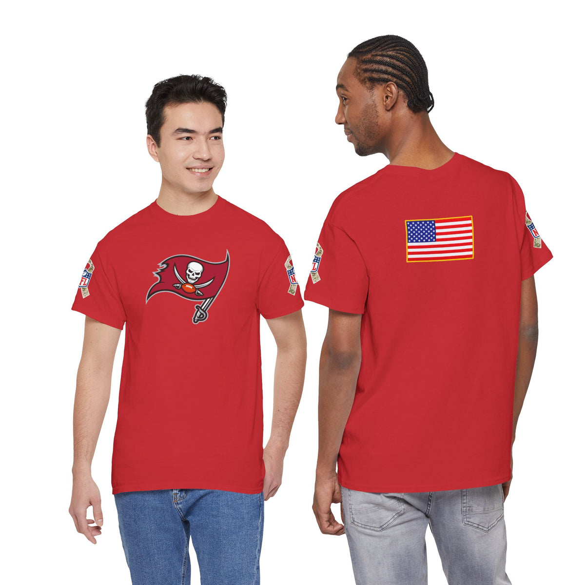 Tampa Bay Buccaneers inspired Unisex Heavy Cotton Tee
