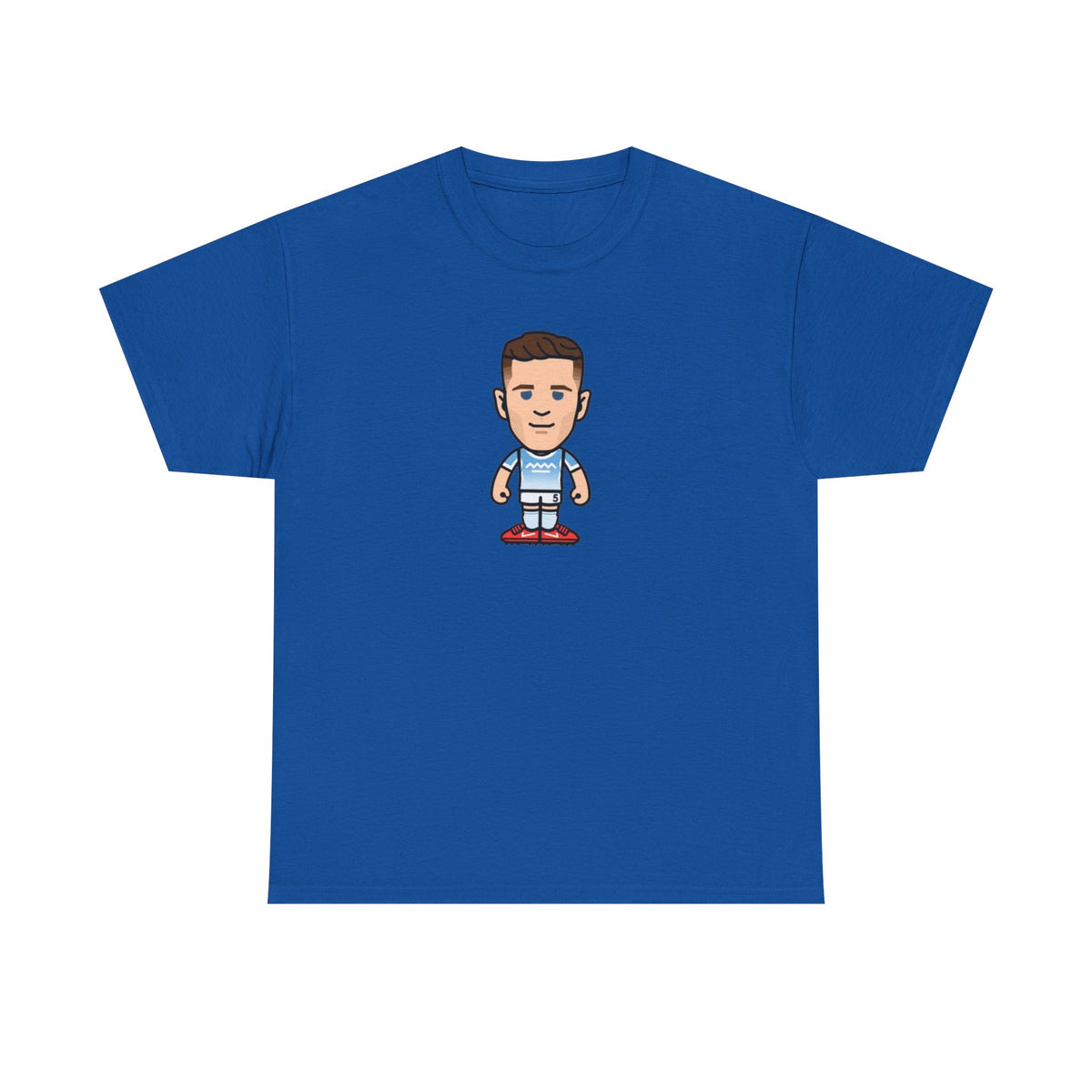 Elliot Anderson Manchester City Cartoon Cotton T-Shirt