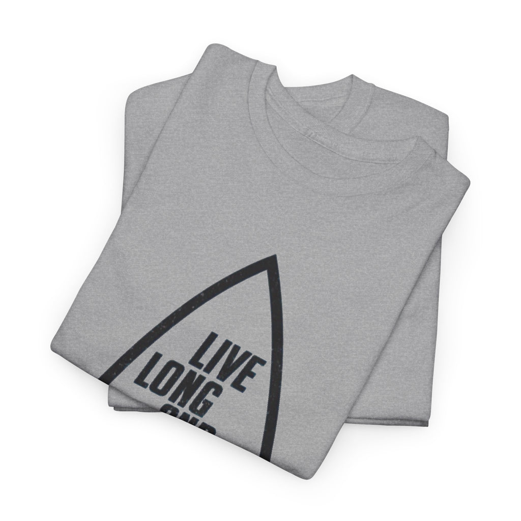 Live Long and Prosper T‑Shirt — Sci‑Fi Starfleet Insignia Tee