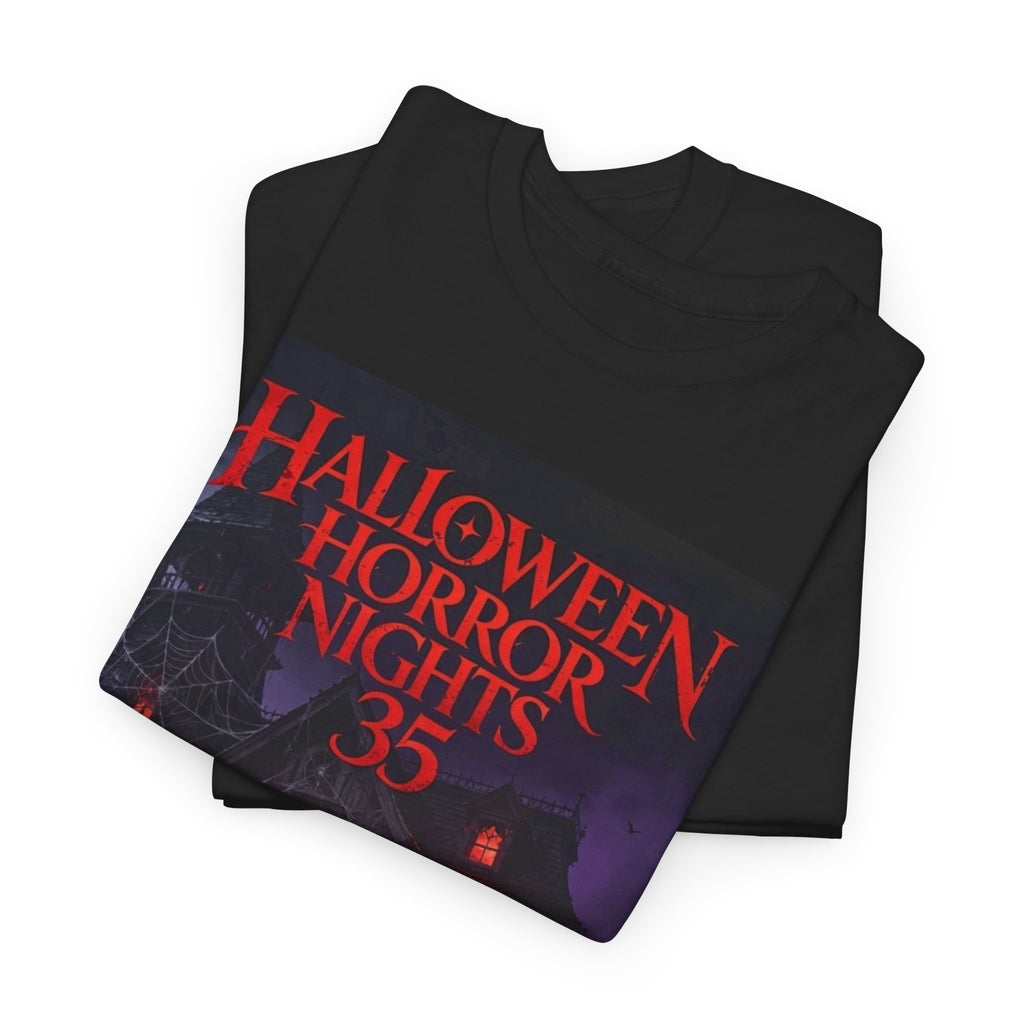 Halloween Horror Nights 35 T-Shirt — Haunted House & Clown Graphic Tee