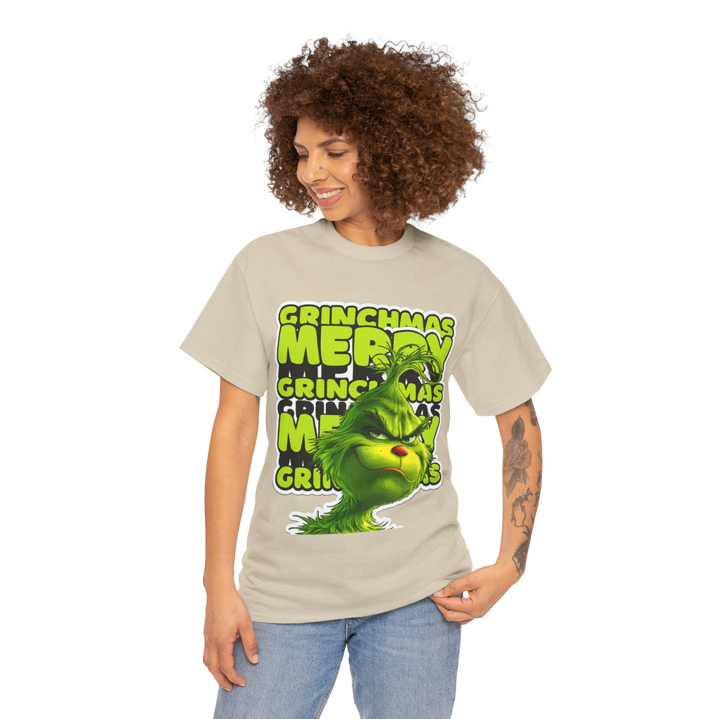Grinchmas Merry Grinch Christmas Cotton T-Shirt / Tee