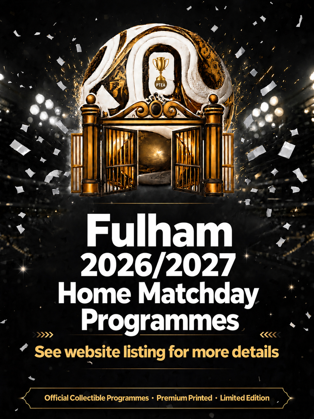 Fulham 2026/2027 Official Home Matchday Programmes