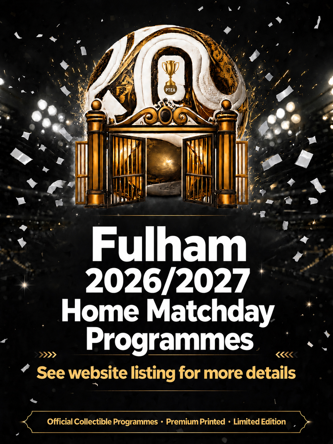 Fulham 2026/2027 Official Home Matchday Programmes