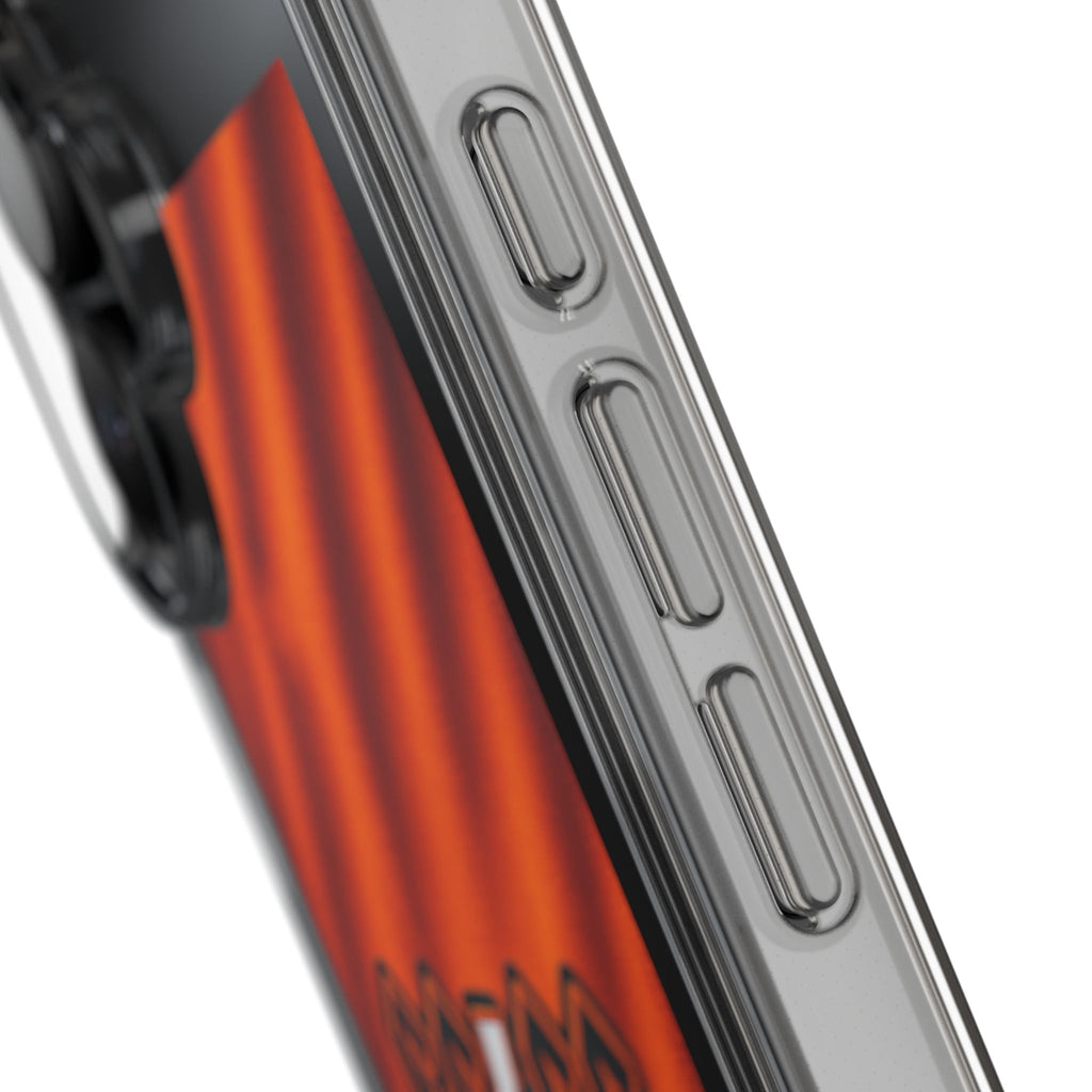 Salford CIty Inspired Phone Case — 'SCFC Back in Orange' Clear Protective Cover