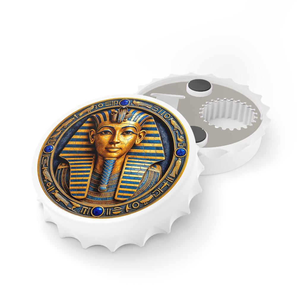 Egyptian Pharaoh Bottle Opener — Tutankhamun-Inspired Metal Bottle Cap Opener