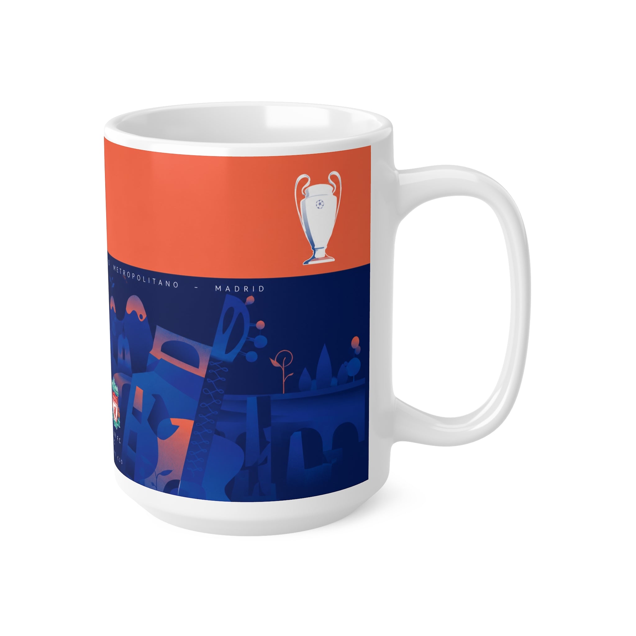 2019 Champions League Final Programme Cover Inspired Coffee Mug — Ceramic Cup (11oz/15oz)