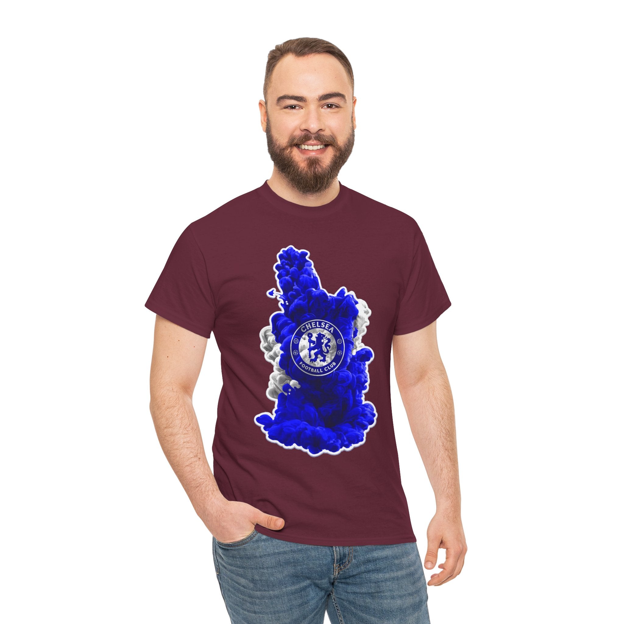 Chelsea FC Blue Ink Smoke T-Shirt