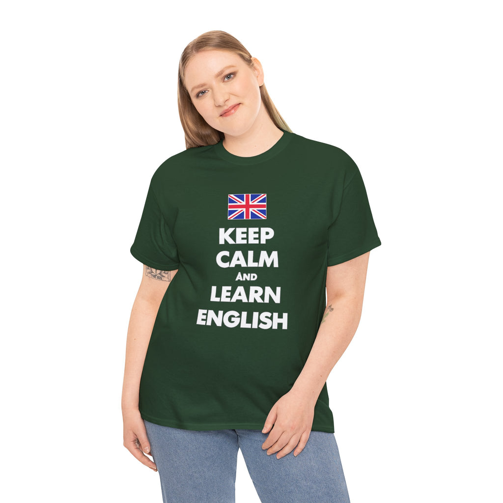 Keep Calm and Learn English T‑Shirt