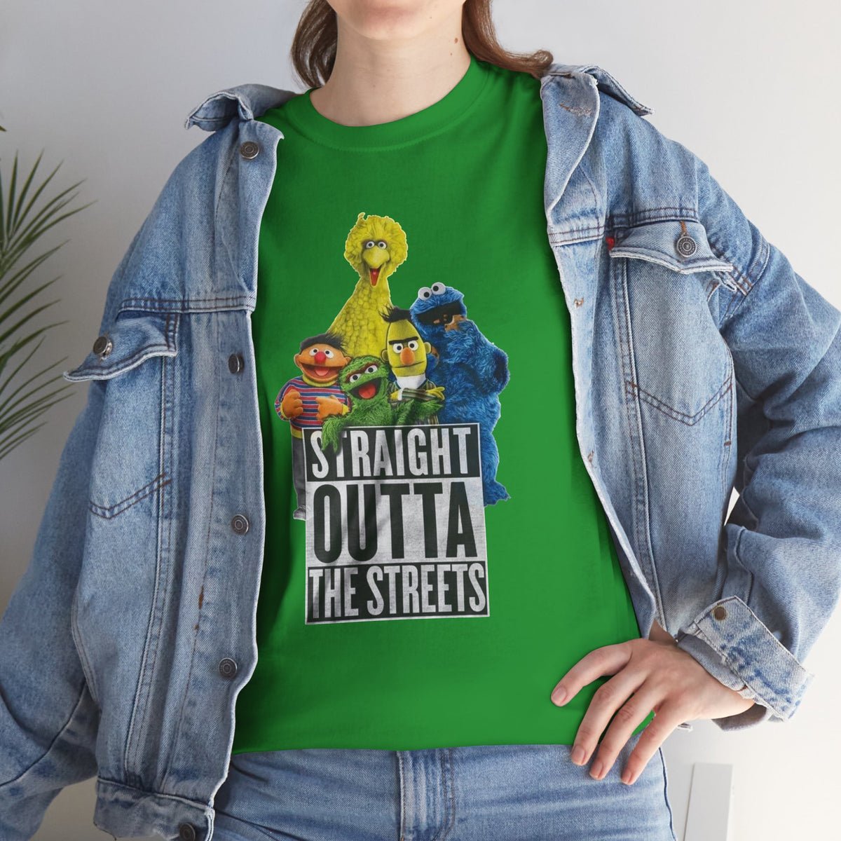 T-Shirt — "Straight Outta the Streets" Sesame Friends Graphic Tee