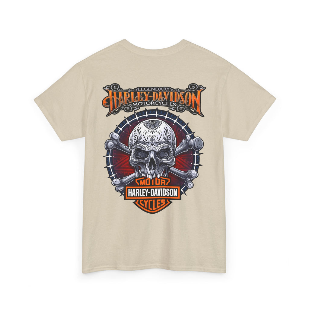 Harley-Davidson Skull Logo Cotton T‑Shirt