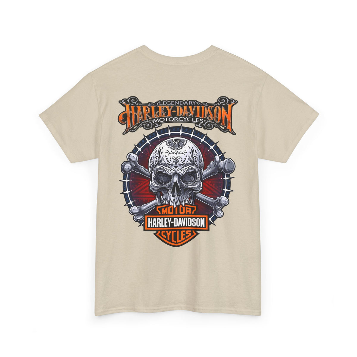 Harley-Davidson Skull Logo Cotton T‑Shirt