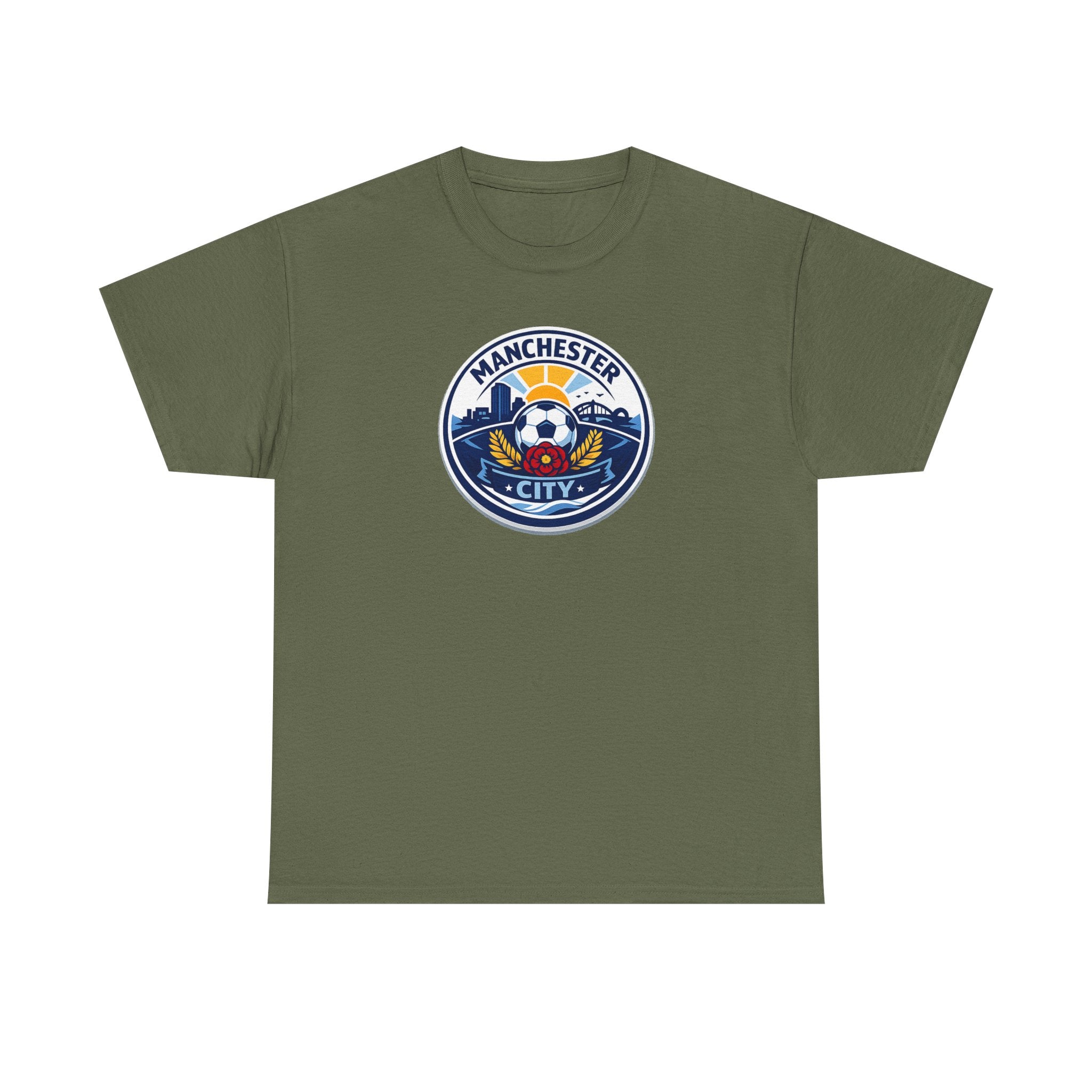 Manchester City Crest T-Shirt — Soccer Fan Tee