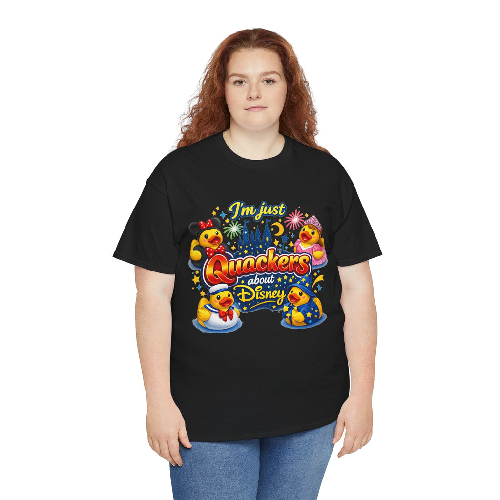 Quackers About Disney Rubber Duck Tee — "I'm Just Quackers About Disney" Graphic T-Shirt