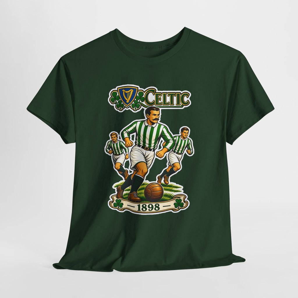 Celtic Football Retro Players Tee — 1898 Vintage Soccer Shirt