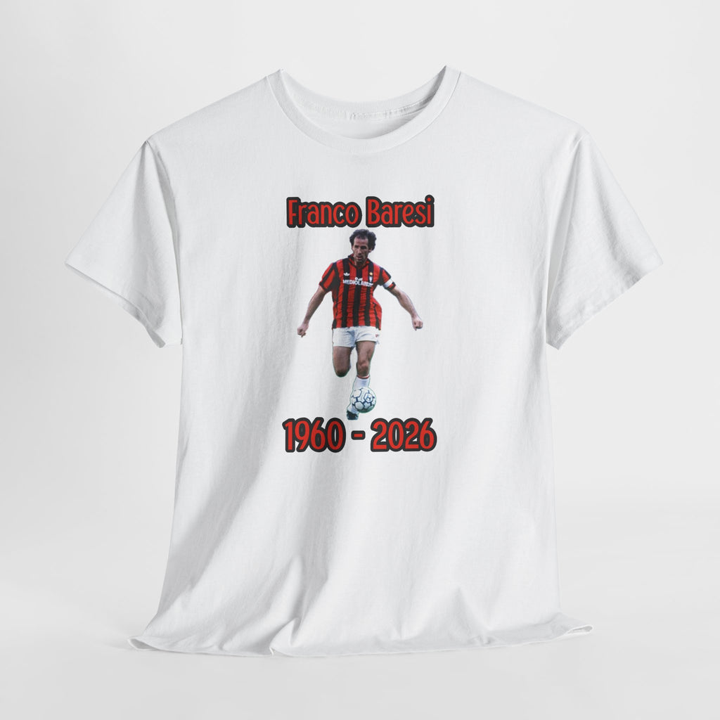 Franco Baresi 1960–2023 Memorial Soccer Tribute Tee