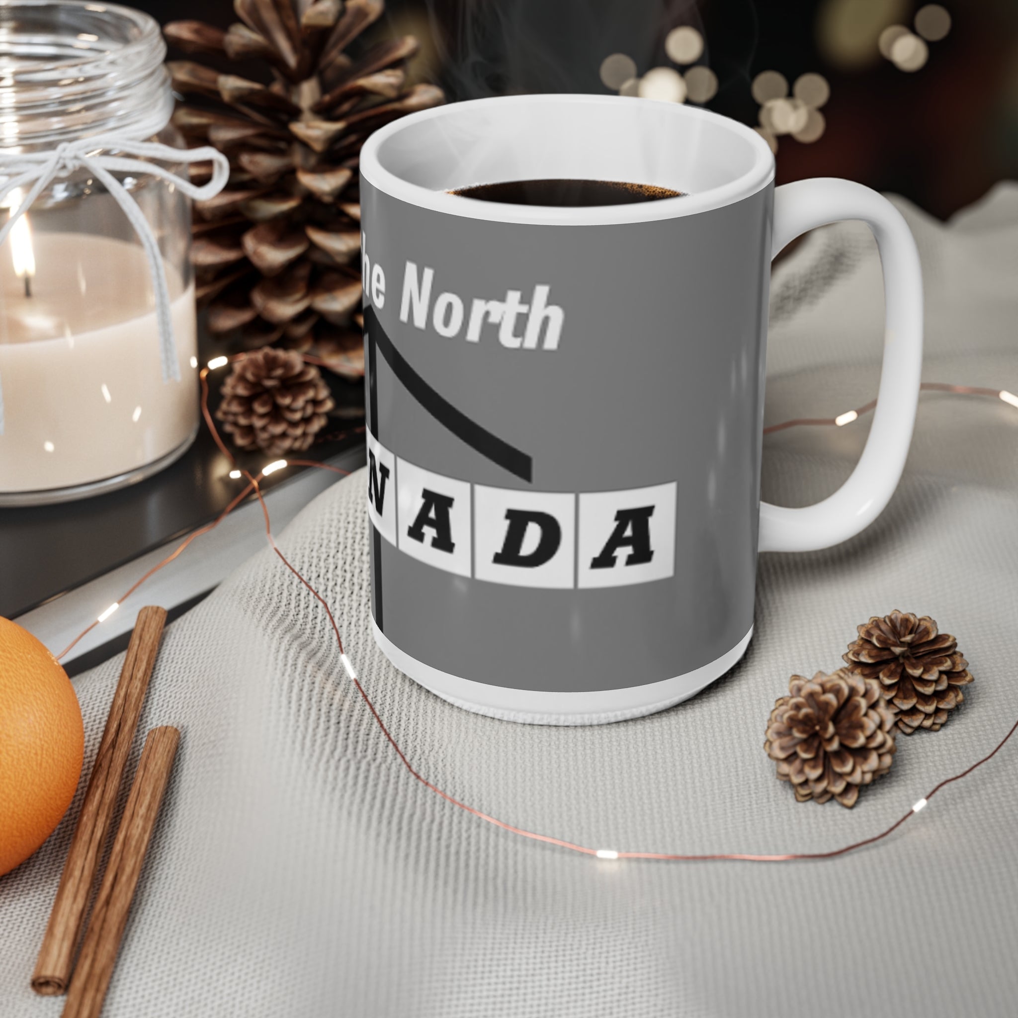 Granada TV Vintage Sign Ceramic Coffee Mug — 'from the North' Travel Souvenir, 11oz & 15oz