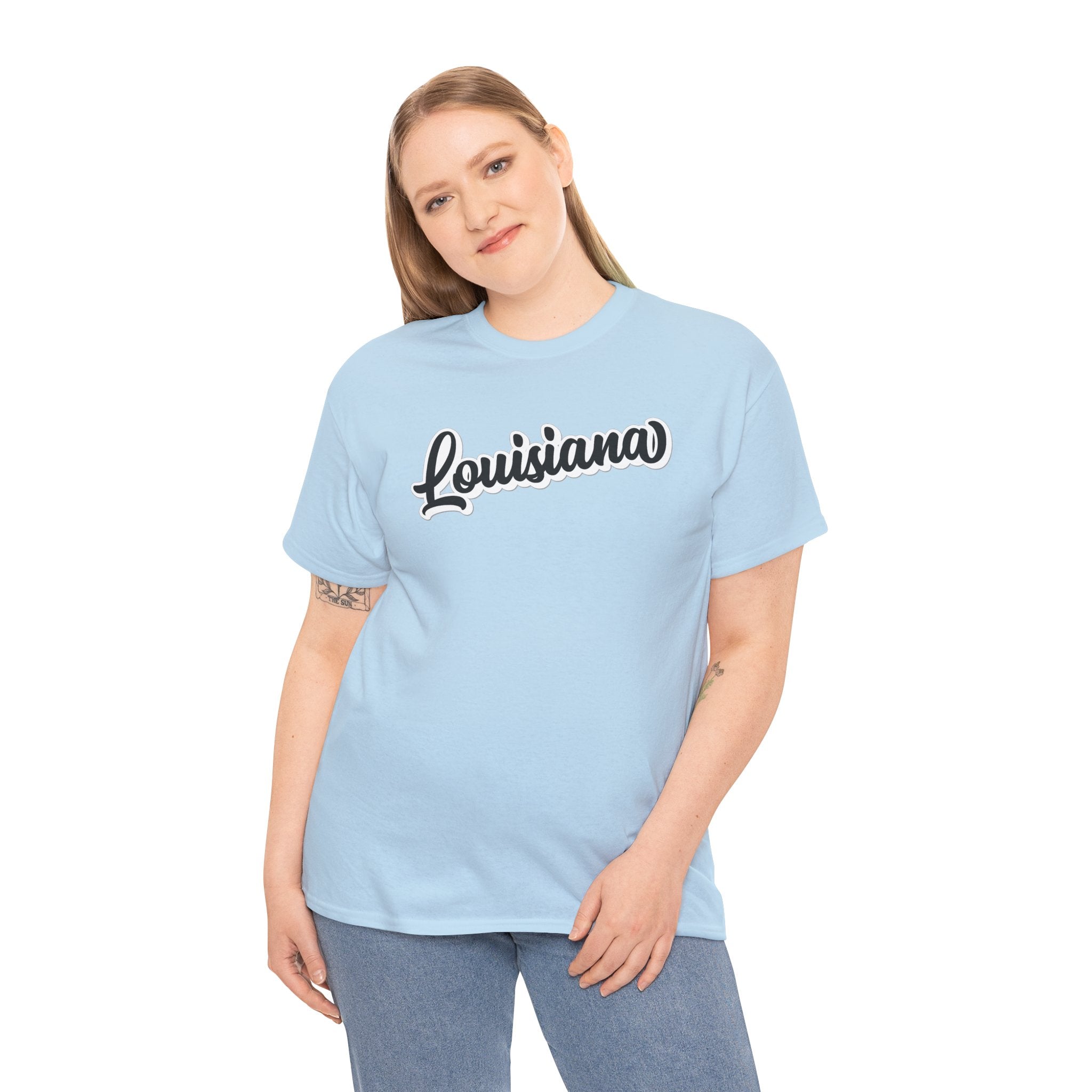 Louisiana Script Cotton T-Shirt