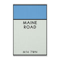 Manchester City Maine Road Waffle Tea Towel – Double-Sided Kitchen Towel (M14 7WN)