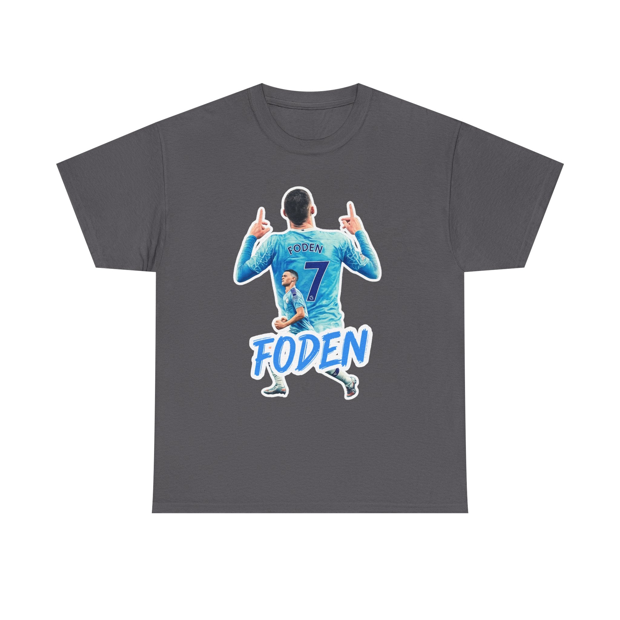 Phil Foden #7 Soccer T‑Shirt — Manchester City Fan Jersey Tribute