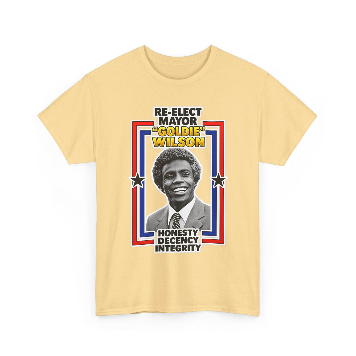 Re-Elect Mayor Goldie Wilson Back to the Future Cotton T-Shirt