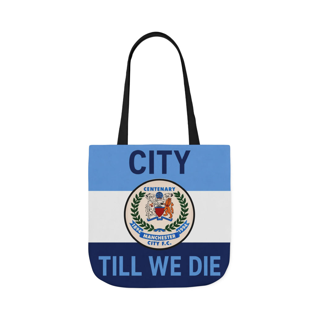 City Till We Die Canvas Tote Bag — Football Fan Flag Tote