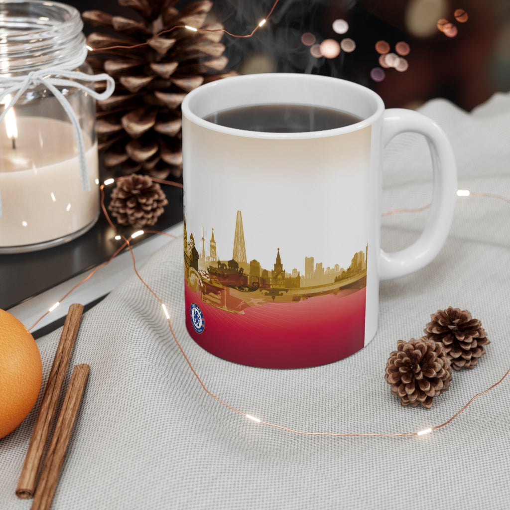 2008 Champions League FInal Programme Cover Inspired Coffee Mug — Ceramic Cup (11oz/15oz)